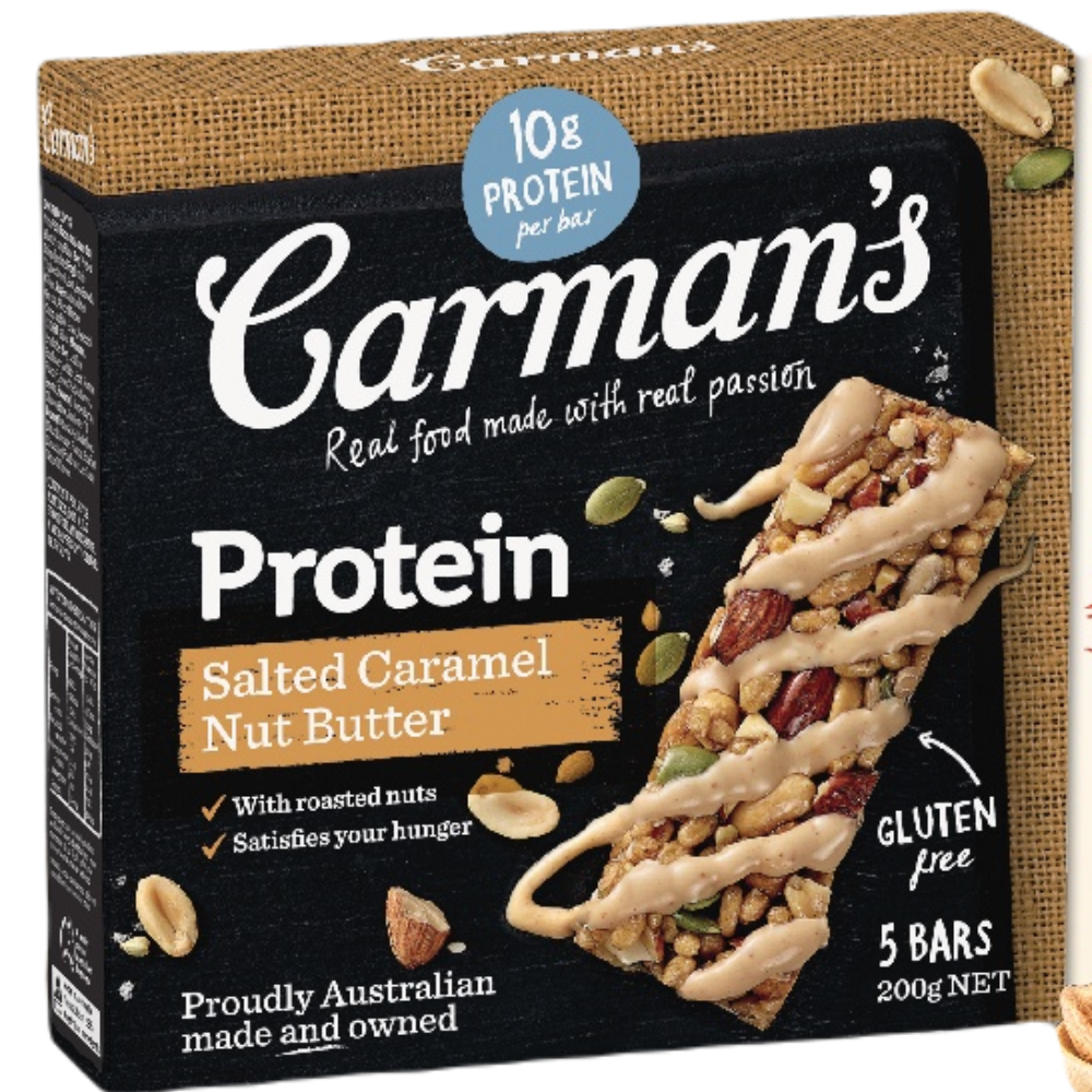 Set thanh protein Carman's 5 vị